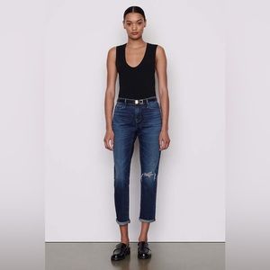 FRAME || Le‎ Garçon Boyfriend Ankle Jeans in Caribou Size 24